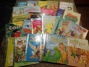 Vintage 20 Little Golden Books Bugs Bunny Barbie Home on the Range - Picture 1 of 8