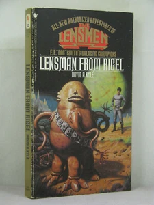 1st, signed by author, Lensman Trilogy 2:Lensman From Rigel by David Kyle (1982) - Picture 1 of 3
