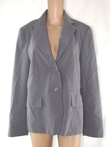 Deadiva Giacca Blazer Da Donna Grigio Elegante Business 2 Bottoni Taglia 50 - Picture 1 of 11