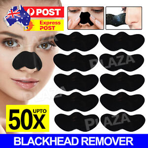 50x Blackhead Remover Nose Face Mask Strips Black Head Pore Acne Mask