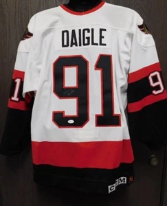 Alexandre Daigle Signed Ottawa Senators CCM Jersey Size 48 JSA Authenticated - Picture 1 of 7