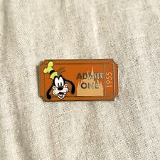 Disney Pin DLR PWP Collection Admission Ticket Goofy Limited Release Sold Out