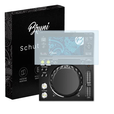 Bruni 2x Folie für Pioneer XDJ-700 Schutzfolie Displayschutzfolie