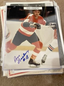 Ross Lonsberry Signed Color 8X10 Photo PHILADELPHIA FLYERS - Picture 1 of 1