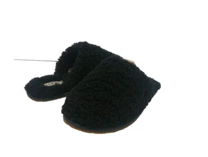 UGG PERLA RIZADA MUJER TOBOGÁN NEGRO US 7/UK 5/EU 38/JP 24 - Imagen 1 de 6