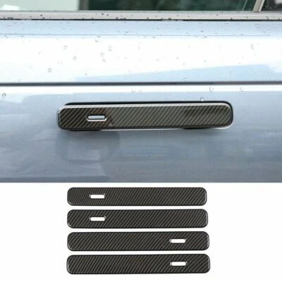 Capa tigela maçaneta 4*porta fibra de carbono Velar 2017-2019 para Land Rover Range Rover - Imagem 1 de 4