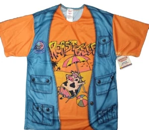 Adult Stranger Things Dustin's "Roast Beef" T-Shirt ~ Rubies Dress-up Halloween - Picture 1 of 9