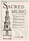 O Lord Most Holy ~ Sacred Sheet Music ~ Cesar Franck ~ 1926