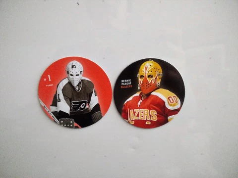 Bernie Parent Fridge Magnets | Philadelphia Flyers Magnets - Vintage Goalie Mask Cover
