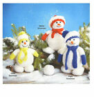 Crochet Pattern Copy 0575. Toys. Snowman Family.  8.5-9.75 Inches Tall