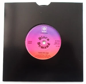 Wigan's Chosen Few / Chuck Wood – Footsee / 7 Days Too Long 7" Vinyl Single *G+* - Picture 1 of 4