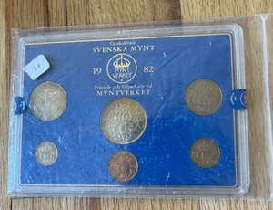 1982 Sweden Uncirculated Coin Mint Set - Picture 1 of 2