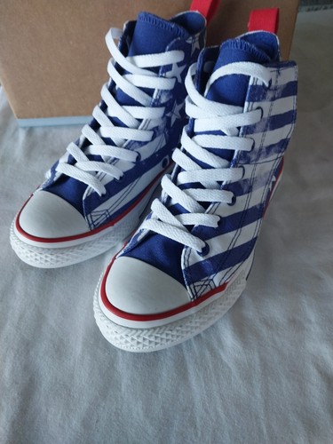 Scarpe junior Converse All Star Chuck Taylor bandiera americana a stelle taglia 1
