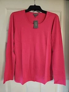 Style&Co Pink Long Sleeve Shirt Size Medium - Picture 1 of 2
