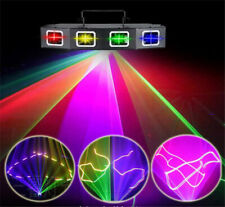 4 Head RGBP/RGYP laser light big scanning beam Dj club stage lighting fan type 