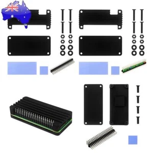 For Raspberry Pi Zero 2W Aluminum Shell Kit Cooling Enclosure w/ Pin Header - Afbeelding 1 van 15