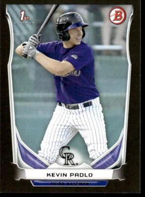 2014 Bowman Draft Kevin Padlo  Asia Exclusive Black Border DP123 Rockies - Image 1 of 2