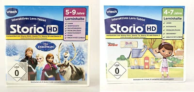 vtech STORIO HD Lernspiel DISNEY'S EISKÖNIGIN + Doc McStuffins Spielzeugärztin - Bild 1 von 4