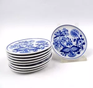 Hutschenreuther Zwiebelmuster blau Glasuntersetzer Dm 9,8 cm Porzellan mehrere - Bild 1 von 7