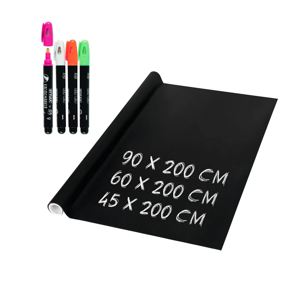 Tafelfolie selbstklebend Kreidetafel Kreidefolie Wandsticker Folie - Bild 1 von 1