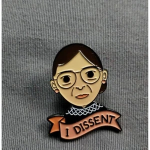 Zaino I DISSENT Ruth Bader Ginsburg Bust Book Club Cappello Giacca Babbo Natale - Foto 1 di 2