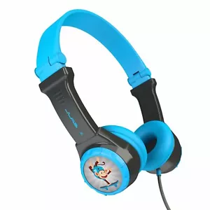 Auriculares para niños con cable limitación de volumen compactos pliegues azules JLab JBuddies 4 escuela - Imagen 1 de 4