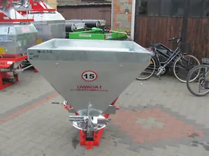 Kunstdüngerstreuer Düngerstreuer 500L Verzinkt mit Plane Kat 2 Hydraulisch ABRA - Bild 1 von 24