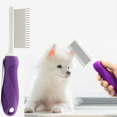 1Pcs Pet Dog Cat Comb Shedding Brush Grooming Comb Pet Dematting Brush Rake Tool