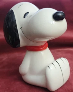 VINTAGE PEANUTS SNOOPY 5 3/4" BANK JAPAN 1958 1966 - Bild 1 von 5