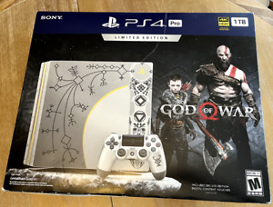 Sony PlayStation 4 Pro God of War Limited Edition 1 TB Konsole Leviathan grau