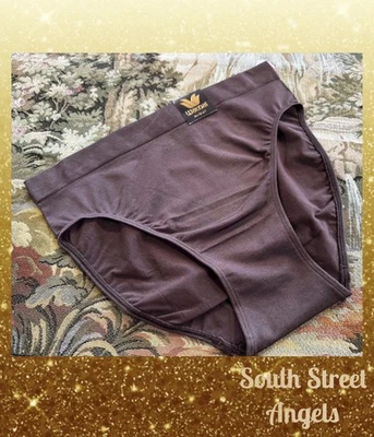 WACOAL 834175 HOT FUDGE BROWN ~ B-SMOOTH HICUT BRIEF PANTIES ~ XL - Image 1 of 3