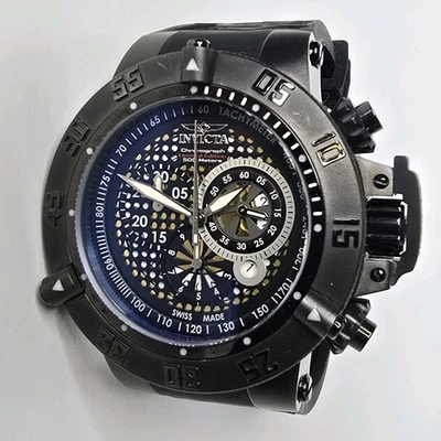 Reloj cronógrafo Invicta Subaqua Noma III hecho en Suiza para hombre 6043 negro Foto 1 de 4