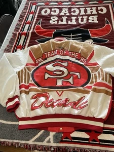 Vintage Nfl, San Francisco 49Ers, Chalk Line, Fanimation Jacket Xl - Picture 1 of 6
