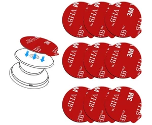 Paquete de 9 adhesivos adhesivos pops de repuesto para base de montaje en enchufe, pegatina VHB 3M - Imagen 1 de 4