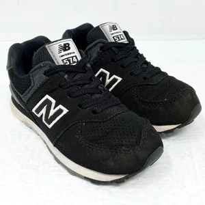 Zapatillas New Balance 574 de gamuza negras para niños pequeños - talla US 8 (EU 25) - Imagen 1 de 8