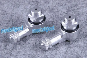 For Honda Suzuki Kawasaki BMW 11.3mm Wheels Tyre Tire Valve Stem Cap 90 Degree - Picture 1 of 3