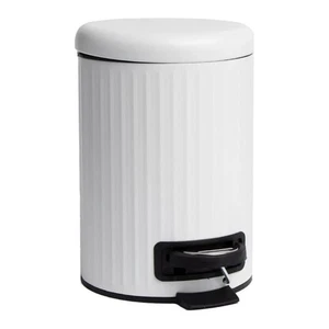Bathroom Pedal Bin - White - Picture 1 of 3
