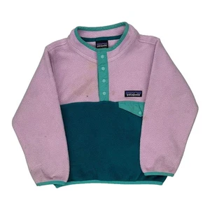 Synchilla, Age 3 Patagonia Fleece - XS Green Polyester - Picture 1 of 7