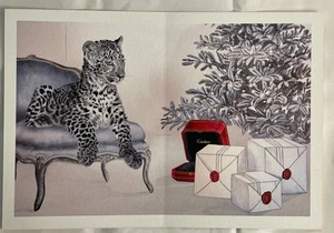 Collectible Cartier The Panthere Collection? Greeting/Advertising Chipboard Card - Picture 1 of 7
