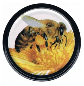 Honig Biene Twist Off Deckel Schraubdeckel  Ø 82/6mm Deckel für Gläser M8 - Bild 1 von 1