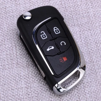 Flip Key Fob Case Fit For Chevrolet Malibu Camaro Impala Equinox Cruze Caprice - Image 1 of 4