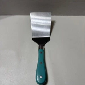 The Pioneer Woman Large Stainless Steel Turner Spatula Teal Blue Handle - Picture 1 of 13