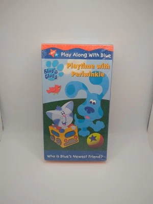 Blue's Clues Playtime With Periwinkle VHS 2001 Nick Jr. Cartoon Movie New Sealed - Image 1 of 4