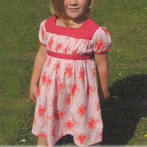 PINK DOT & ROSE MÄDCHEN KLEID Powell Handwerk Geburtstag Party Blumen Blume Brandneu mit Etikett Geschenk - Bild 1 von 6