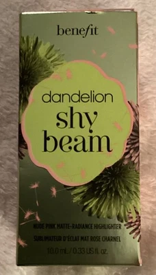 Benefit Dandelion Shy Beam Nude Pink Matte-Radiance Highlighter 10 ml/0.33oz New - Image 1 of 4