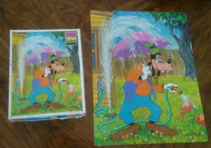 VINTAGE 1980 s WHITMAN Walt DISNEY s GOOFY JIGSAW 100 piece PUZZLE COMPLETE - Picture 1 of 6