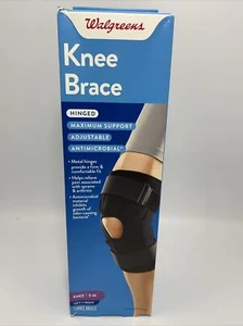 Knee Brace-Hinged-Maximum Support-Adjustable - Size S-M  - Antimicrobial - New - Picture 1 of 6