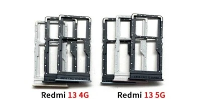 MARKENLOS Redmi 13 4G / 5G - Sim Tray/Fach - alle Farben - *DE* Schlitten Neu Xiaomi