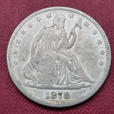 1878 Seated Liberty Half Dollar 50c Better Grade #46163 Cover