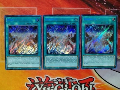 3x FUSION DESTINY - BLCR-EN088 Secret Rare / 1st Edition Near Mint Playset - Bild 1 von 3